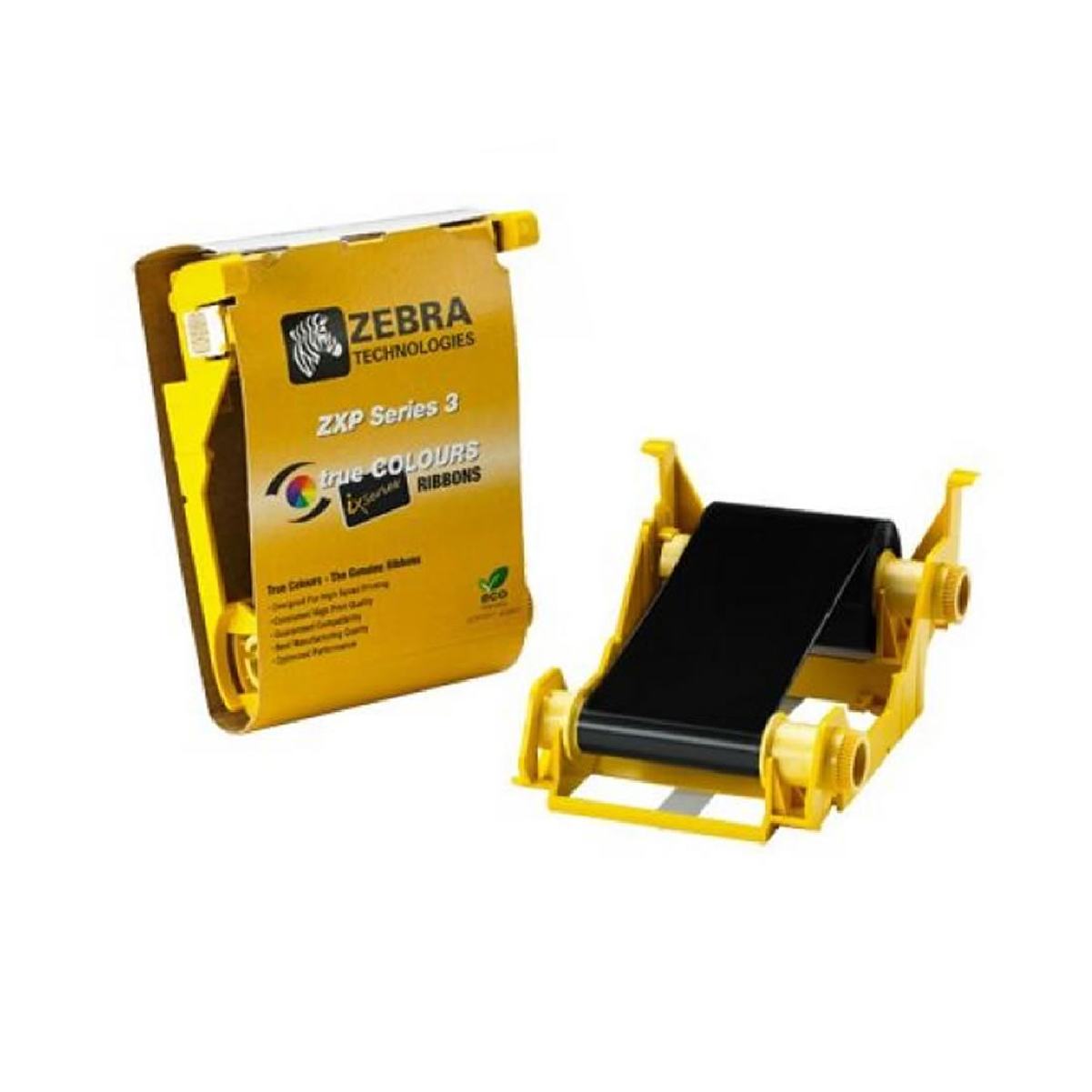 Zebra 800033-801 Monocromática Ribbon Negra - K - 1.000  impresiones