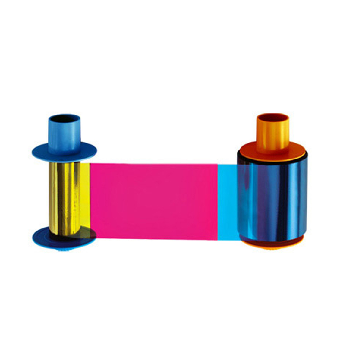 Fargo 45615 Ribbon Color de Medio Panel - YMCKOKO - 500 Impresiones